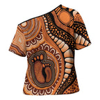 Australia Mother's Day 2026 Indigenous Art Cross Shoulder Shirt