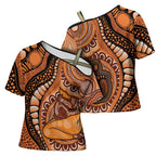 Australia Mother's Day 2026 Indigenous Art Cross Shoulder Shirt