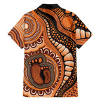 Australia Mother's Day 2026 Indigenous Art Family Matching Short Sleeve Bodycon Dress and Hawaiian Shirt