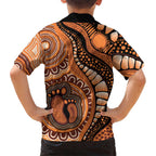 Australia Mother's Day 2026 Indigenous Art Family Matching Tank Maxi Dress and Hawaiian Shirt