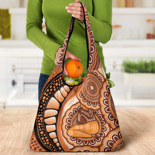 Australia Mother's Day 2026 Indigenous Art Grocery Bag
