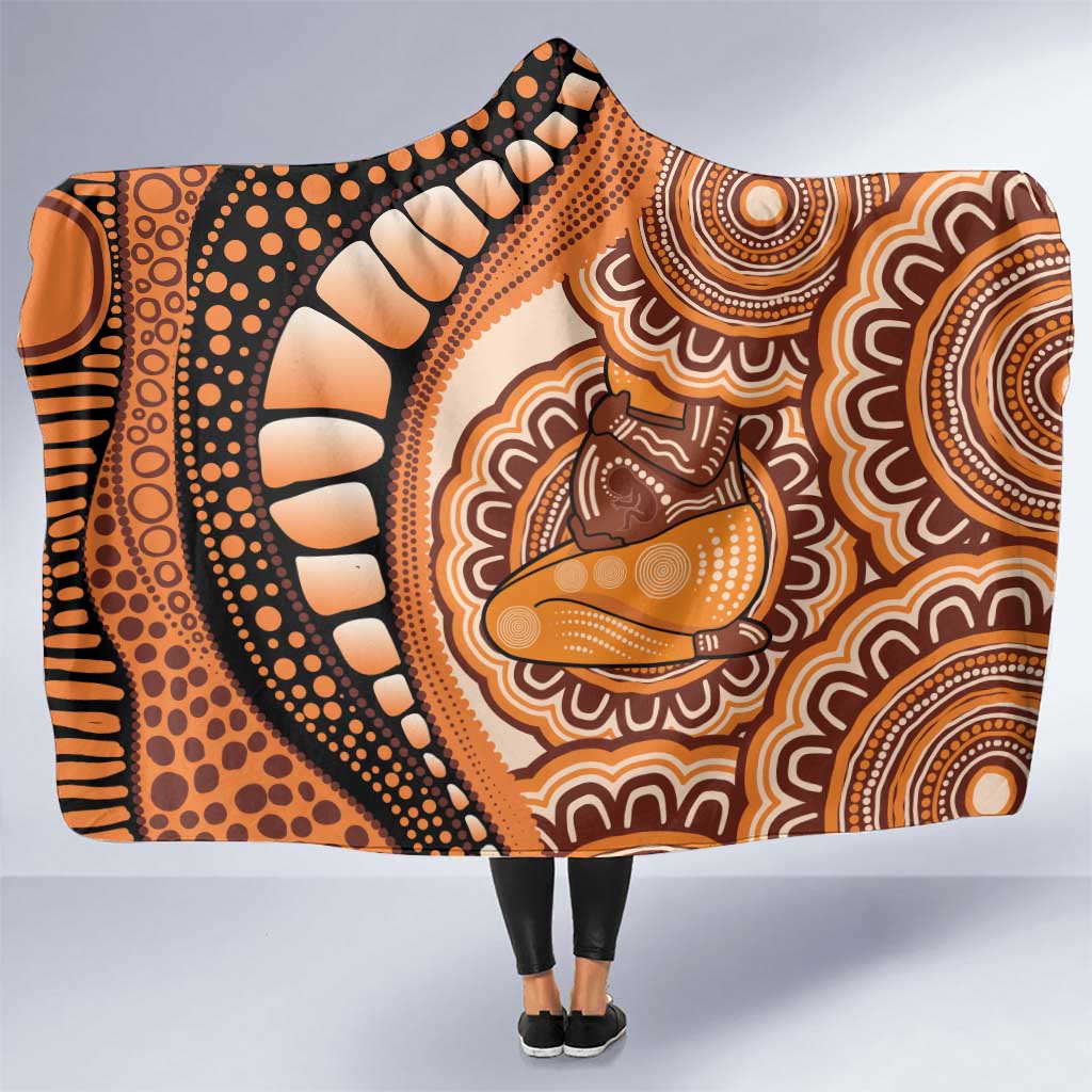 Australia Mother's Day 2026 Indigenous Art Hooded Blanket