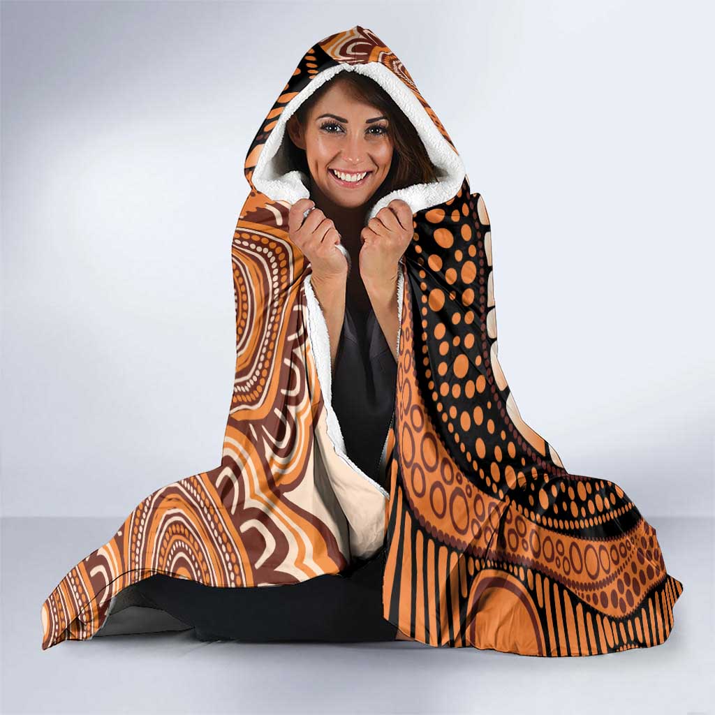 Australia Mother's Day 2026 Indigenous Art Hooded Blanket