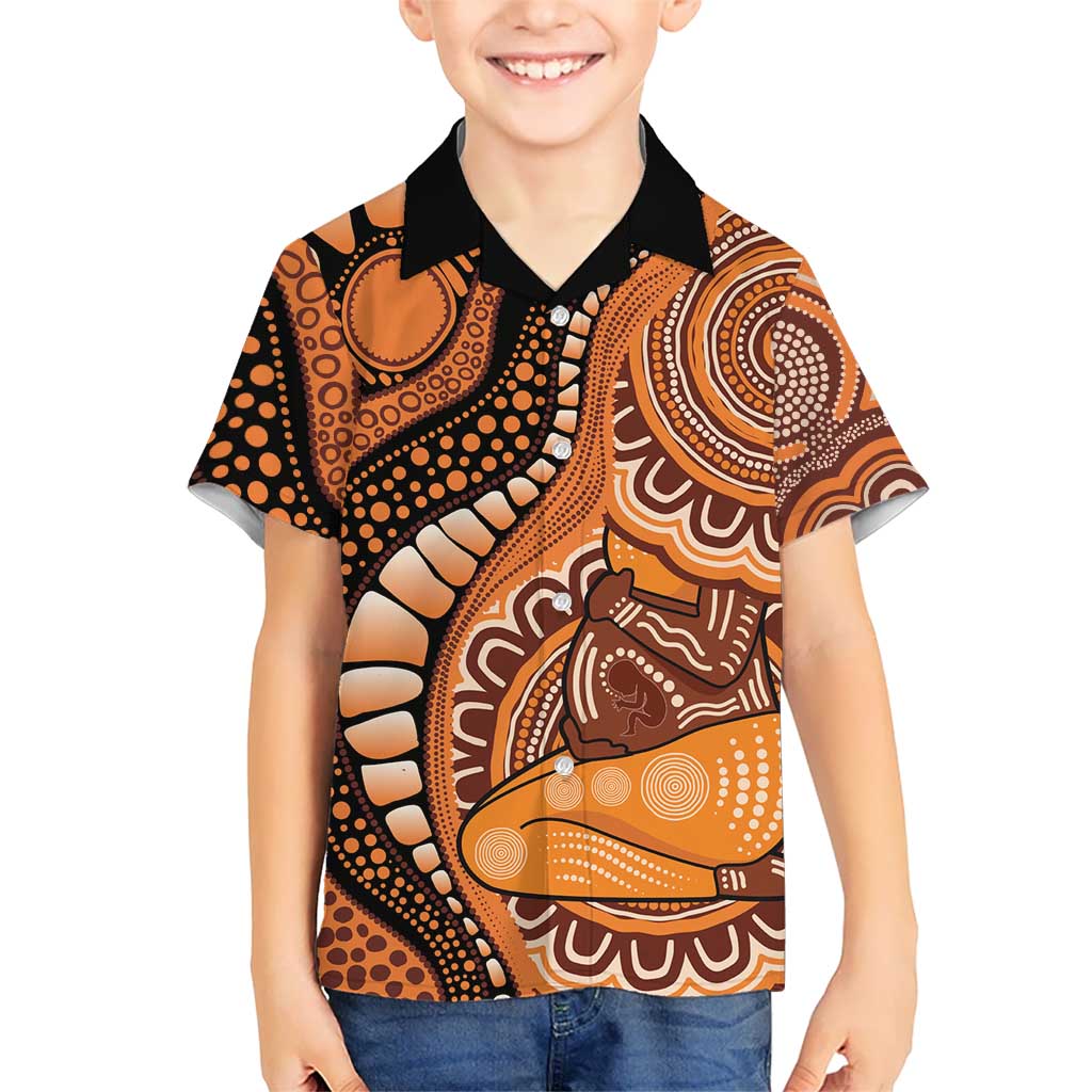 Australia Mother's Day 2026 Indigenous Art Kid Hawaiian Shirt