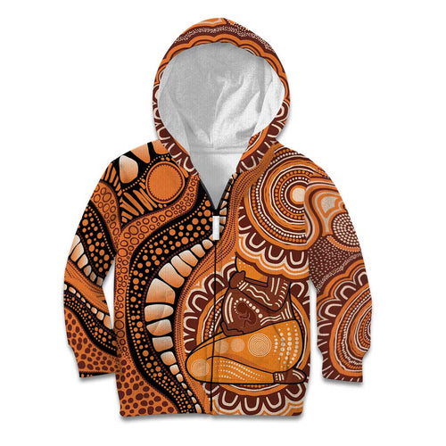 Australia Mother's Day 2026 Indigenous Art Kid Hoodie