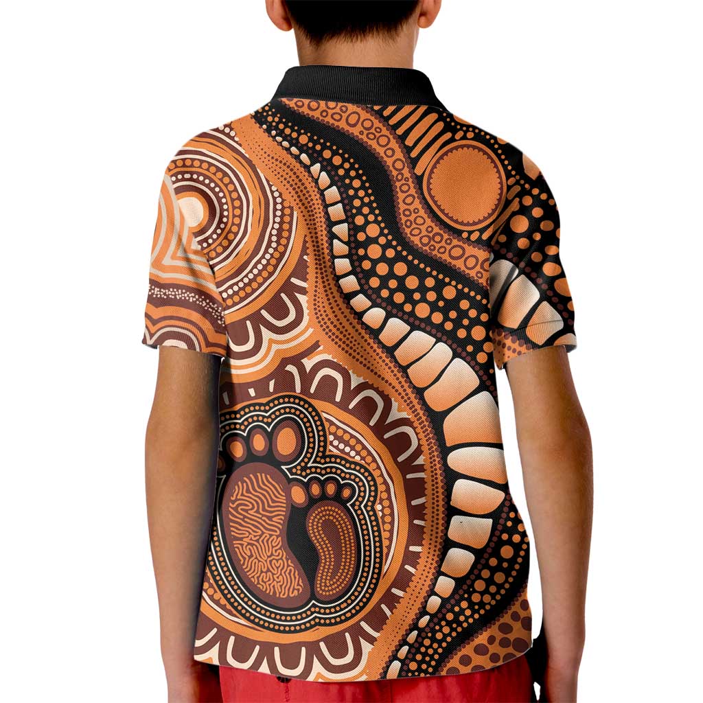 Australia Mother's Day 2026 Indigenous Art Kid Polo Shirt