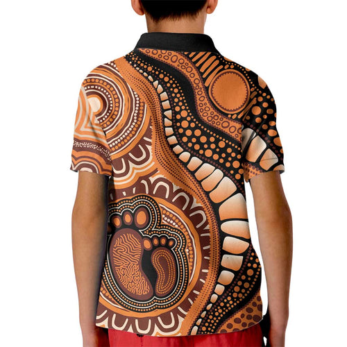 Australia Mother's Day 2026 Indigenous Art Kid Polo Shirt