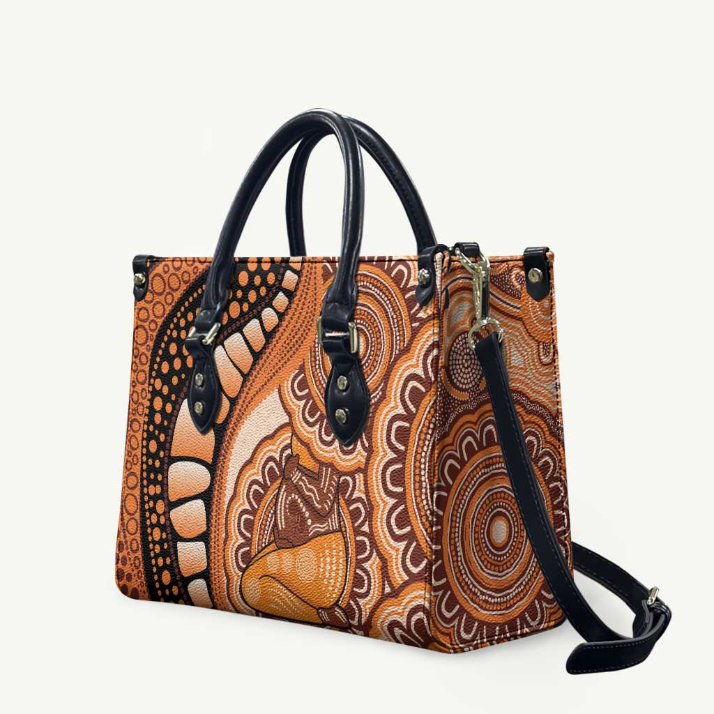 Australia Mother's Day 2026 Indigenous Art Leather Bag