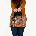 Australia Mother's Day 2026 Indigenous Art Leather Bag