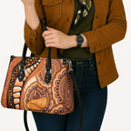 Australia Mother's Day 2026 Indigenous Art Leather Bag