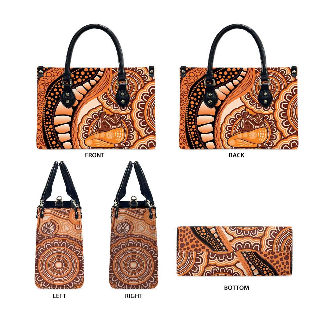 Australia Mother's Day 2026 Indigenous Art Leather Bag