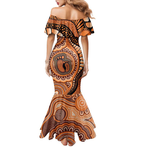 Australia Mother's Day 2026 Indigenous Art Mermaid Dress