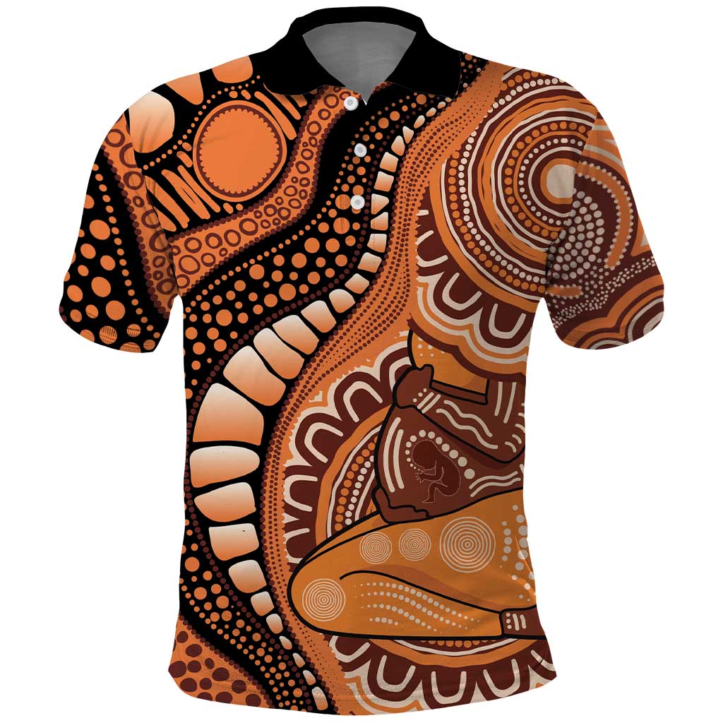Australia Mother's Day 2026 Indigenous Art Polo Shirt