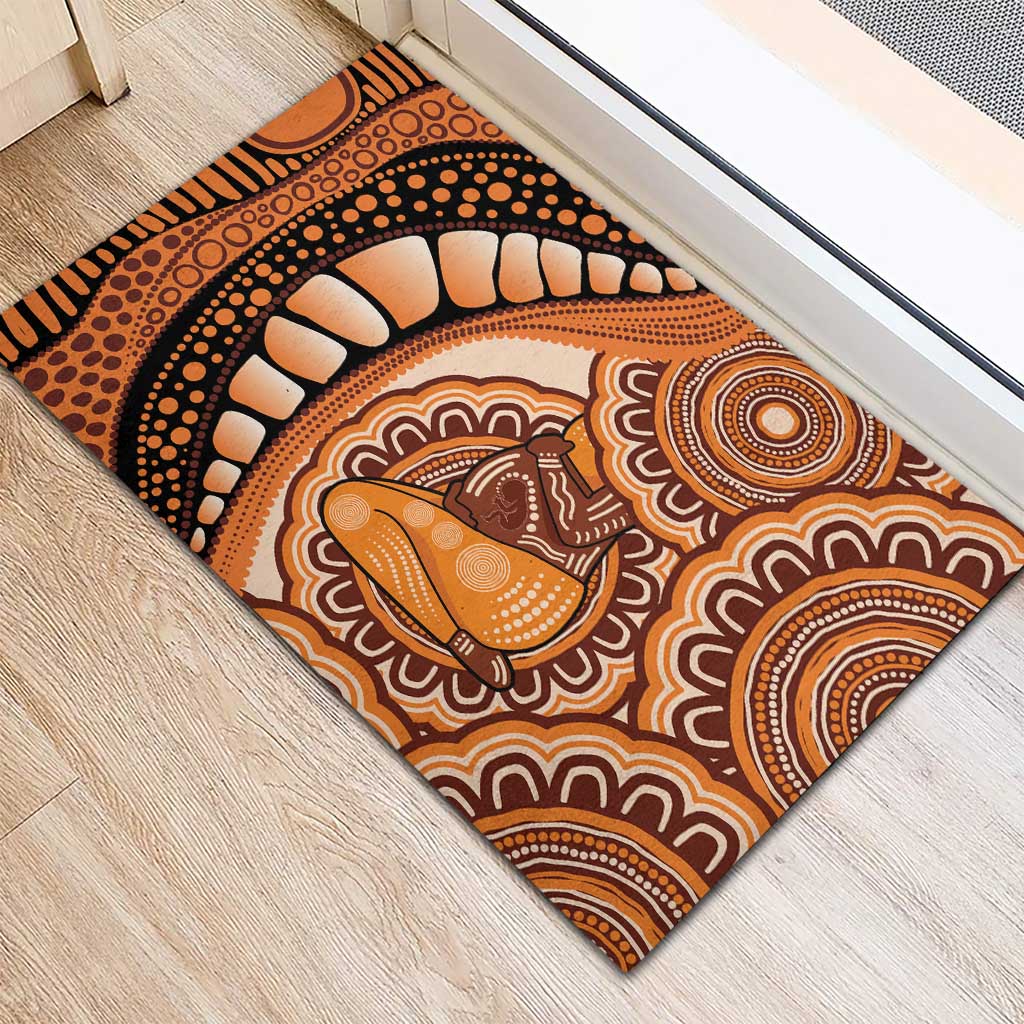 Australia Mother's Day 2026 Indigenous Art Rubber Doormat