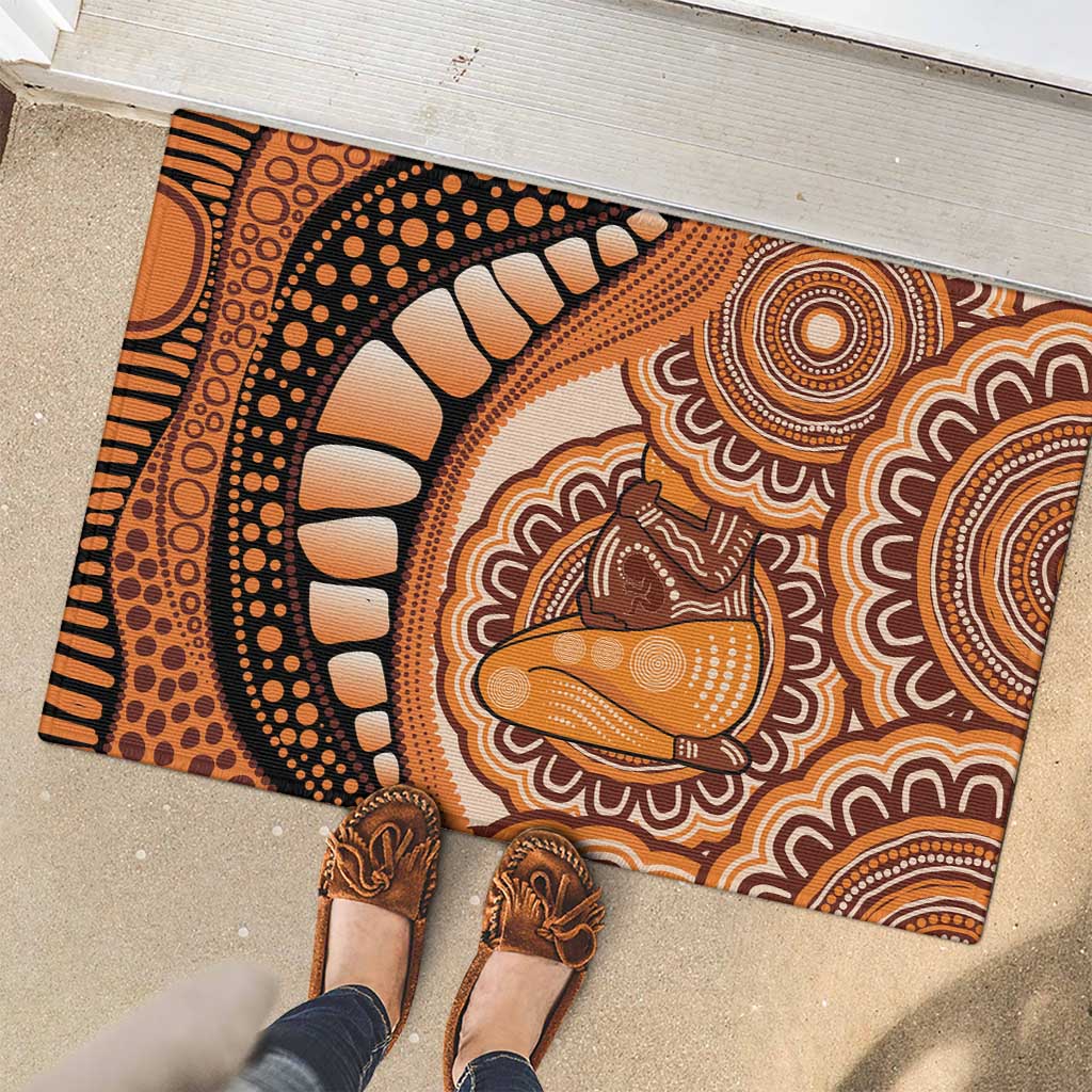 Australia Mother's Day 2026 Indigenous Art Rubber Doormat
