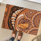 Australia Mother's Day 2026 Indigenous Art Rubber Doormat