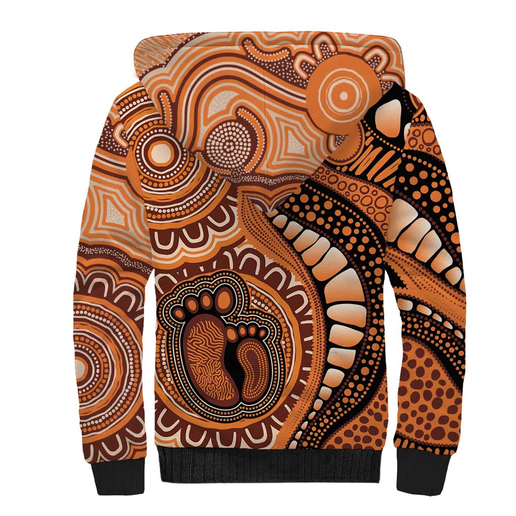 Australia Mother's Day 2026 Indigenous Art Sherpa Hoodie