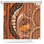 Australia Mother's Day 2026 Indigenous Art Shower Curtain