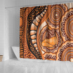Australia Mother's Day 2026 Indigenous Art Shower Curtain