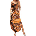 Australia Mother's Day 2026 Indigenous Art Summer Maxi Dress