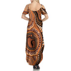Australia Mother's Day 2026 Indigenous Art Summer Maxi Dress