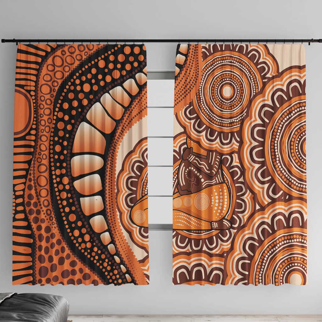 Australia Mother's Day 2026 Indigenous Art Window Curtain