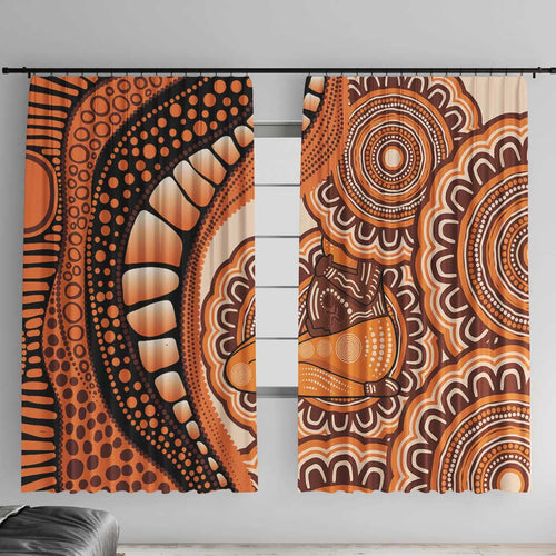 Australia Mother's Day 2026 Indigenous Art Window Curtain