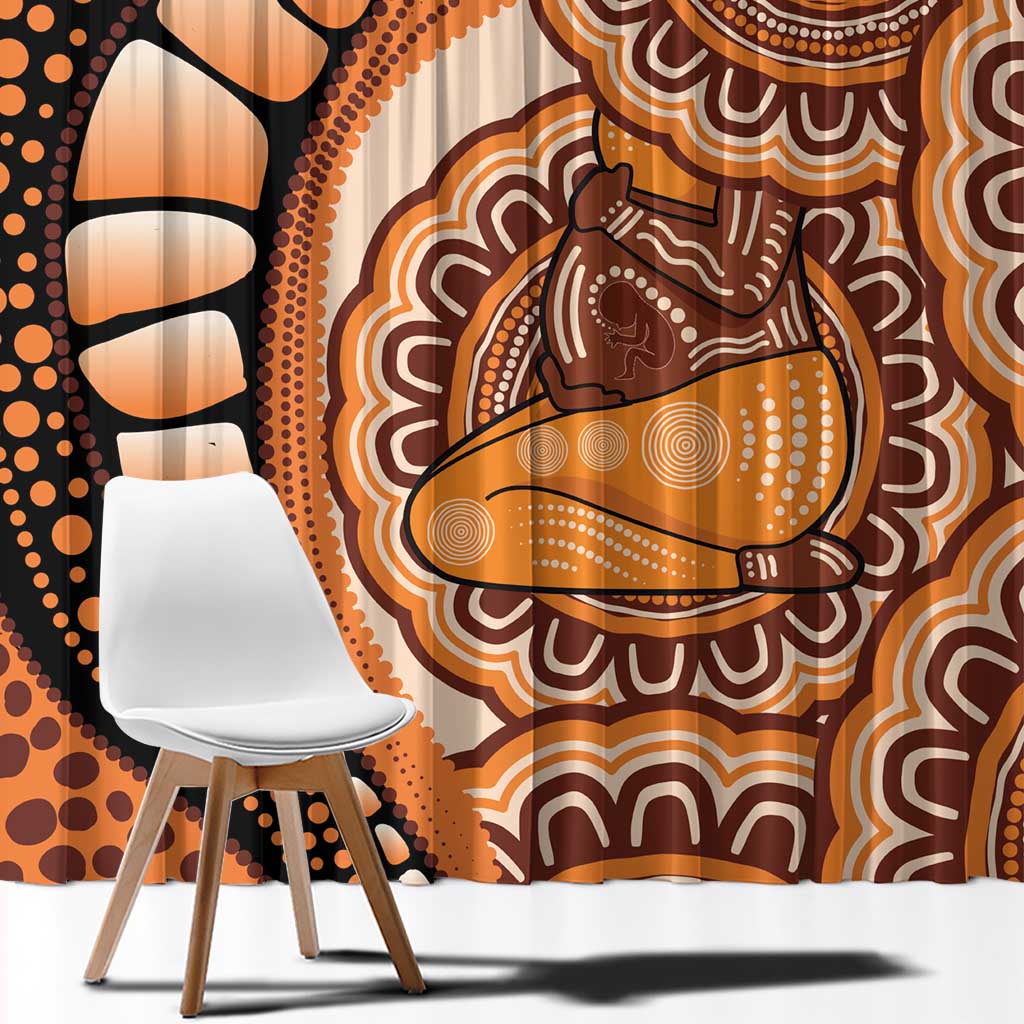 Australia Mother's Day 2026 Indigenous Art Window Curtain