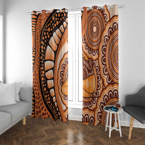 Australia Mother's Day 2026 Indigenous Art Window Curtain
