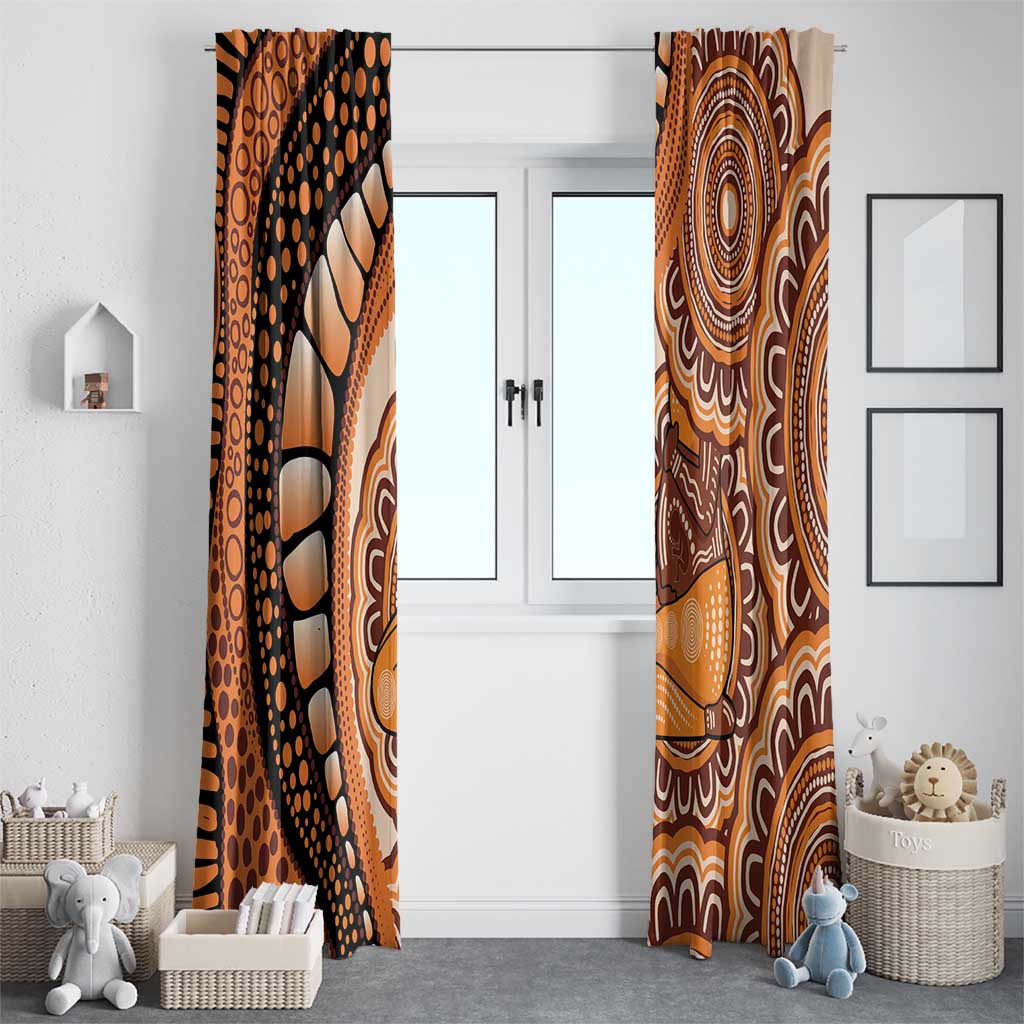 Australia Mother's Day 2026 Indigenous Art Window Curtain