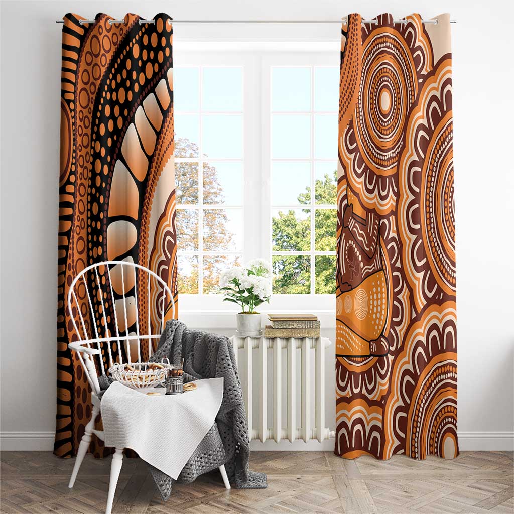 Australia Mother's Day 2026 Indigenous Art Window Curtain