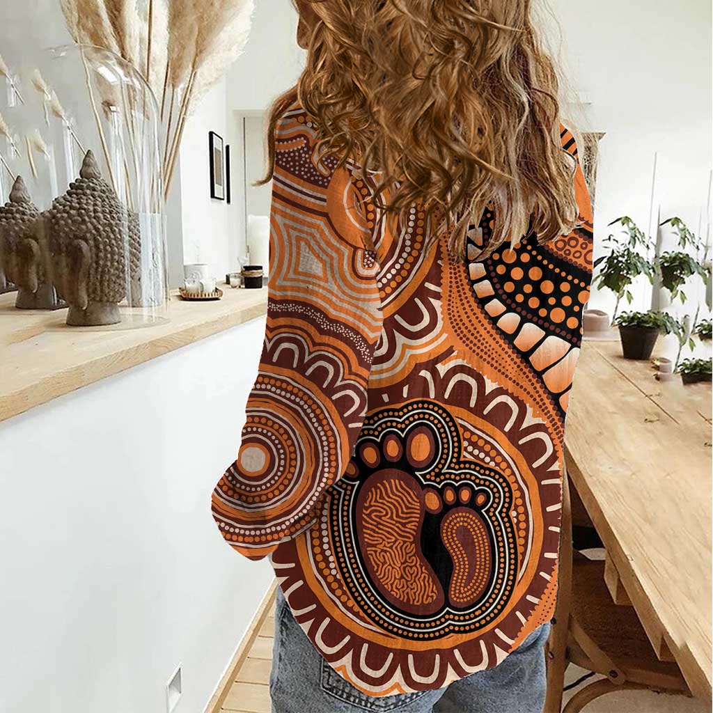 Australia Mother's Day 2026 Indigenous Art Women Casual Shirt