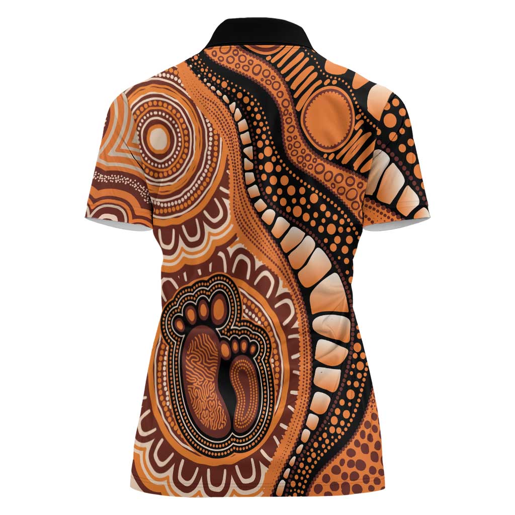 Australia Mother's Day 2026 Indigenous Art Women Polo Shirt