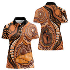 Australia Mother's Day 2026 Indigenous Art Women Polo Shirt