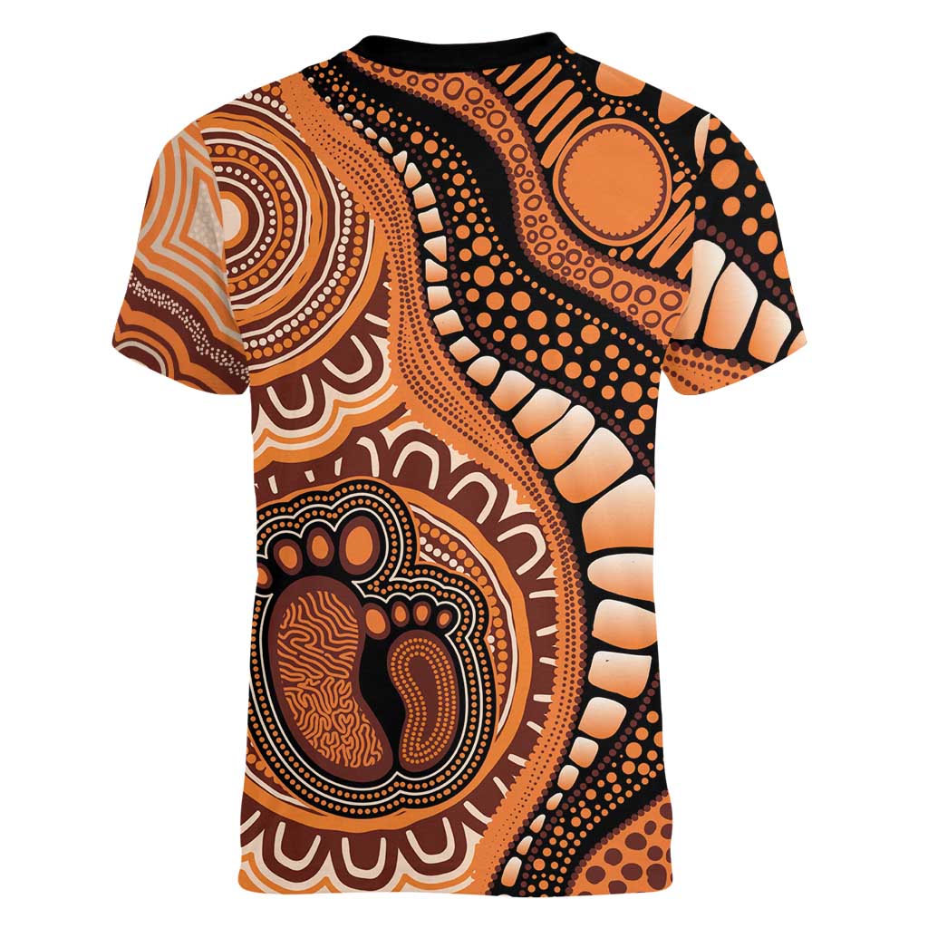 Australia Mother's Day 2026 Indigenous Art Women V-Neck T-Shirt