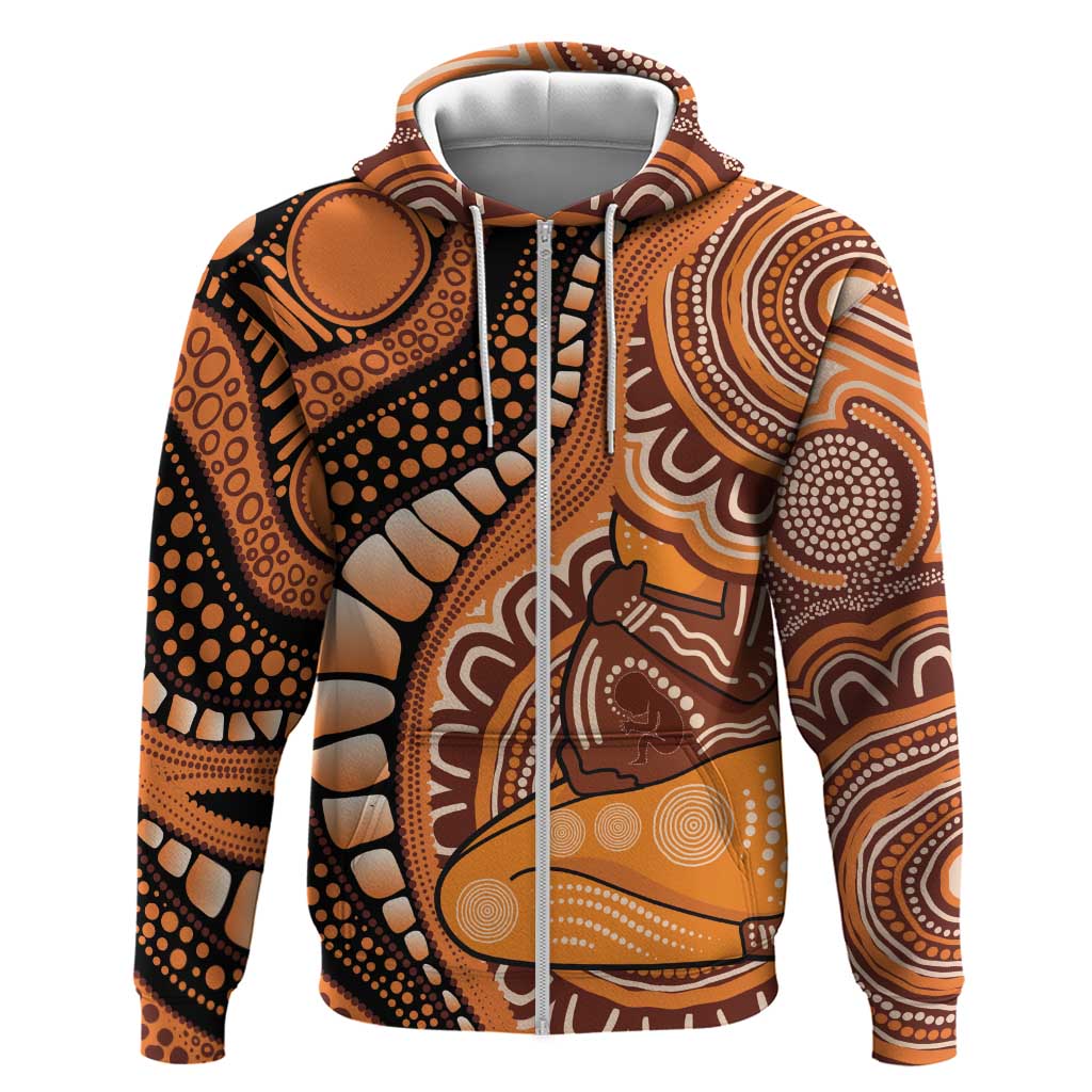 Australia Mother's Day 2026 Indigenous Art Zip Hoodie