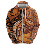 Australia Mother's Day 2026 Indigenous Art Zip Hoodie