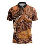 Australia Mother's Day 2026 Indigenous Art Zipper Polo Shirt