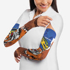 Personalised Tigers and Eels Rugby Arm Sleeves Dynamic Style
