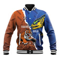 Personalised Tigers and Eels Rugby Baseball Jacket Dynamic Style
