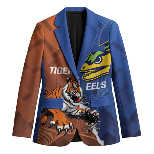 Personalised Tigers and Eels Rugby Blazer Dynamic Style