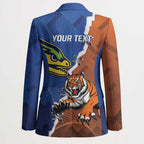 Personalised Tigers and Eels Rugby Blazer Dynamic Style