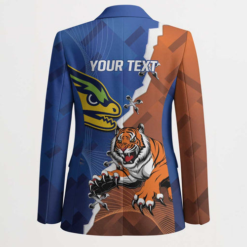 Personalised Tigers and Eels Rugby Blazer Dynamic Style