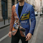 Personalised Tigers and Eels Rugby Blazer Dynamic Style