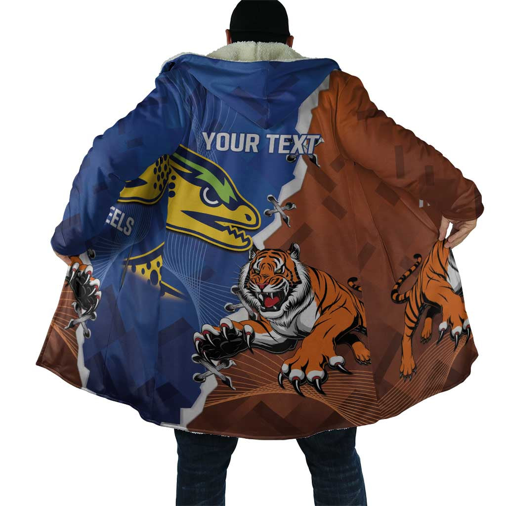 Personalised Tigers and Eels Rugby Cloak Dynamic Style