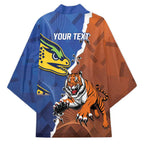 Personalised Tigers and Eels Rugby Kimono Dynamic Style