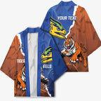 Personalised Tigers and Eels Rugby Kimono Dynamic Style