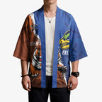 Personalised Tigers and Eels Rugby Kimono Dynamic Style