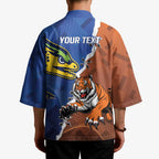 Personalised Tigers and Eels Rugby Kimono Dynamic Style