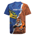 Personalised Tigers and Eels Rugby Rugby Jersey Dynamic Style